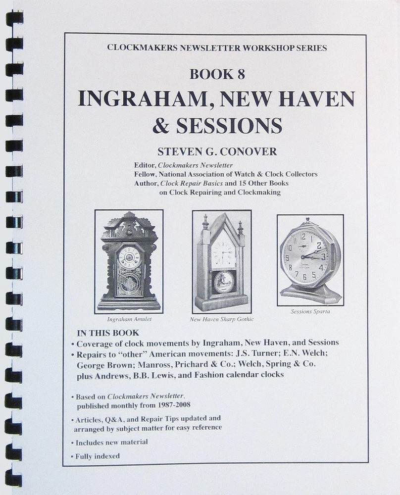 Book 8 Ingraham, New Haven & Sessions: By Steven G. Conover – MT297
