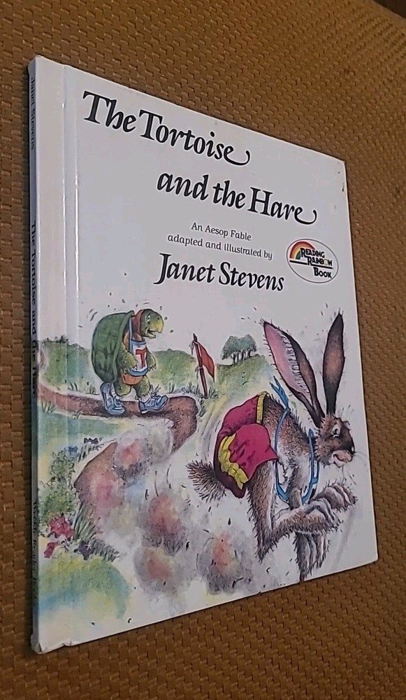 The Tortoise and the Hare by Janet Stevens Reading Rainbow Weekly Reader RARE