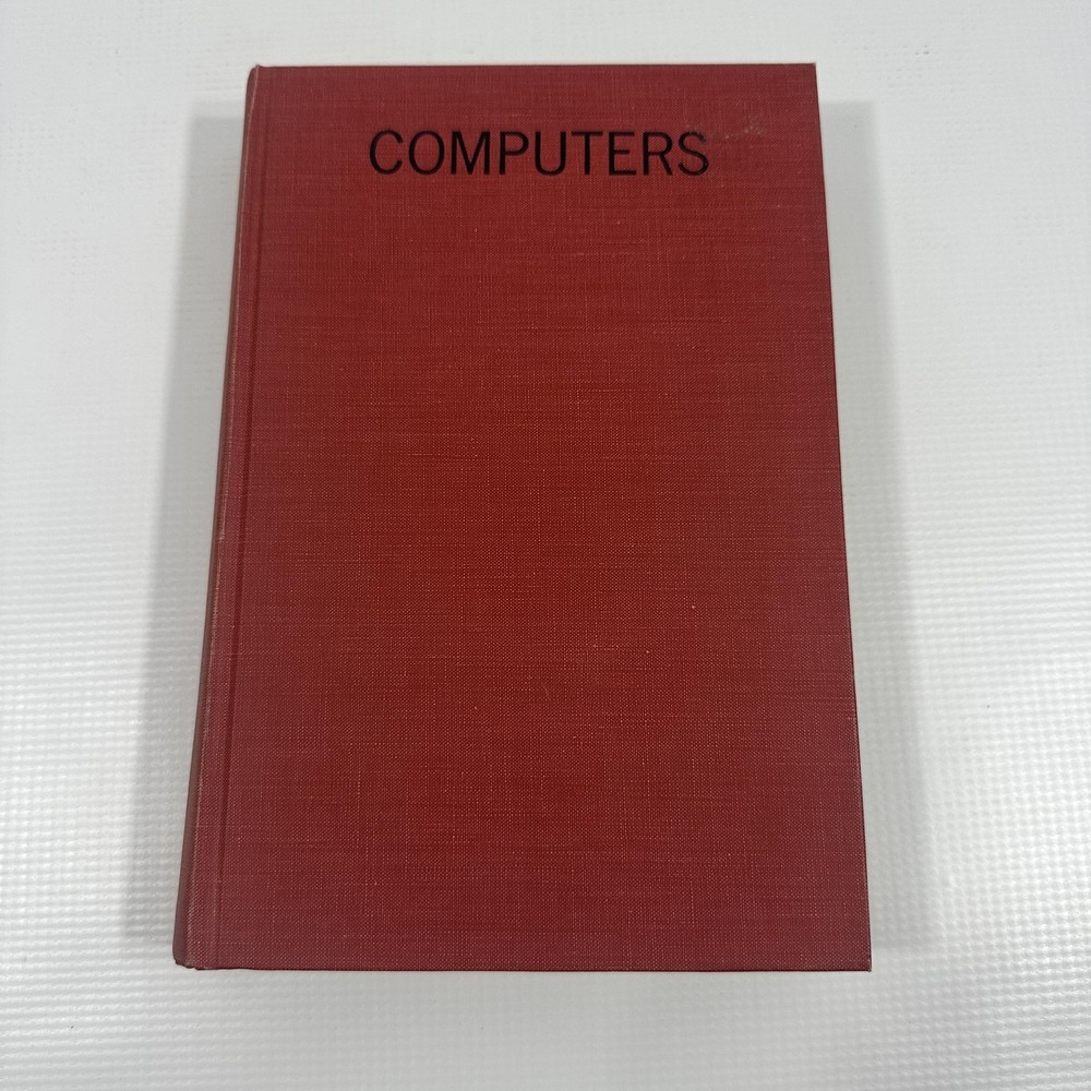 Vintage 1967 Computers Introduction to Computing Concepts HC Wiley Davidson