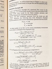 1961 Fluid Mechanics HB Book by Richard Pao Vintage Engineering