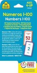 School Zone – Bilingual Numbers 1-100 Flash Cards – Ages 4+, Preschool to…