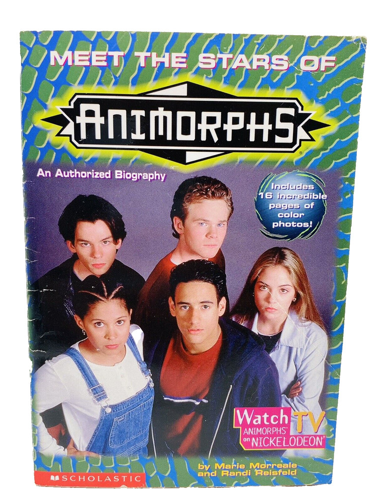 Meet The Stars Of Animorphs PB Paperback Book 1999 First Scholastic Printing