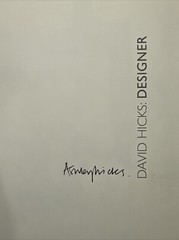 SIGNED David Hicks: Designer Ashley Hicks First Edition TOM FORD