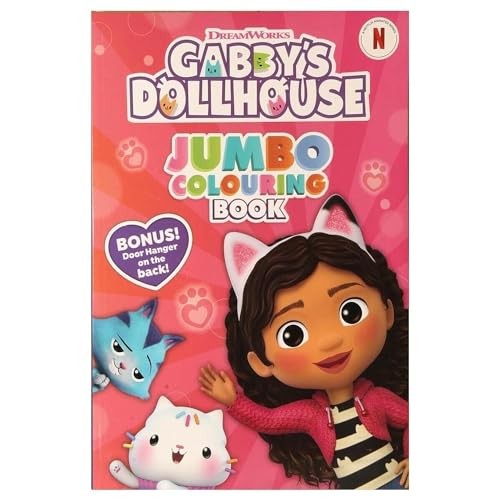 Dreamworks Gabbys Doll House Jumbo Colouring and Activity Book |Colouring Book f