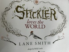 Lane Smith – Stickler Loves the World SIGNED 1st Edition