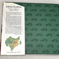 SIGNED! 1992 First Edition Dinotopia: A Land Apart from Time James Gurney Book