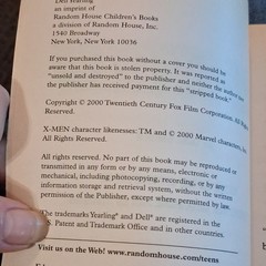 X-Men Movie Tie-In by Lara Bergen, Paperback, Film/TV Adaptation 2000