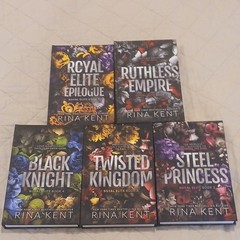 Rina Kent Royal Elite Series Twisted Kingdom, Black Knight, Romance Paperbacks