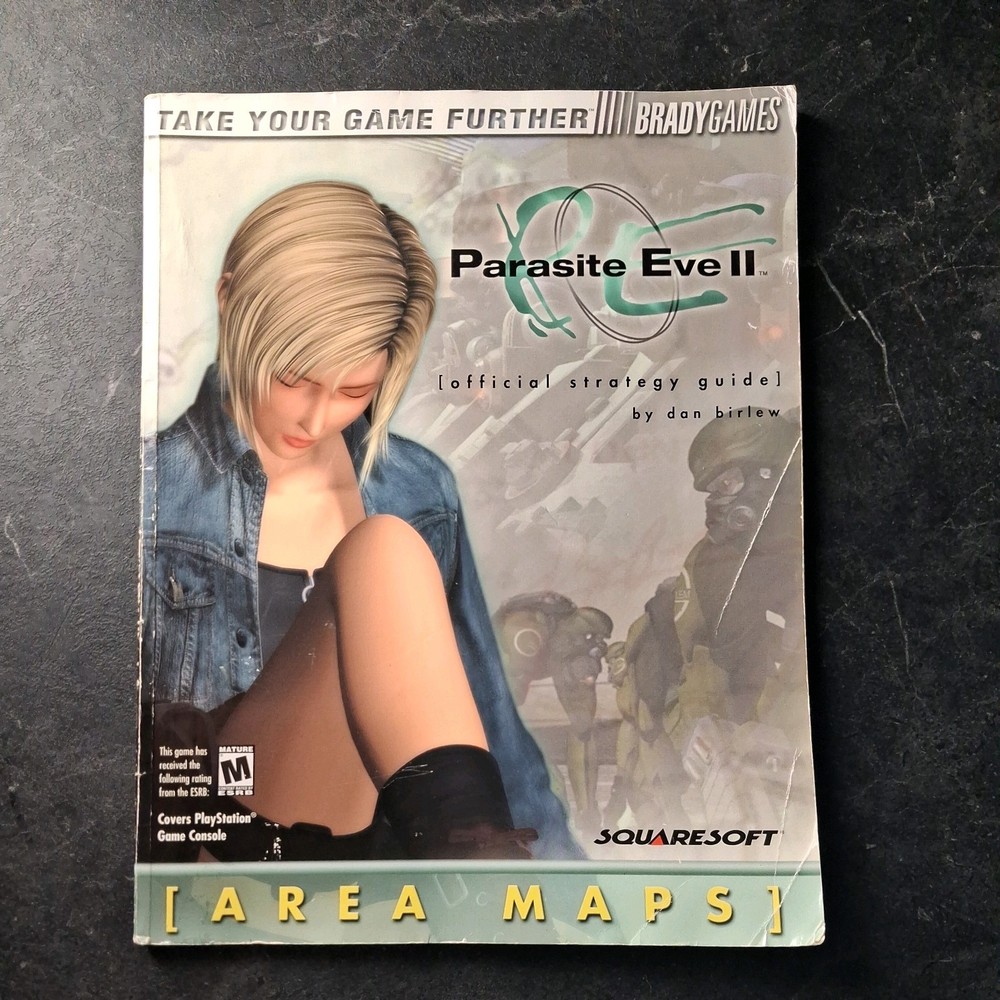 Parasite Eve II (2) Official Strategy Guide Brady Sony Playstation Squaresoft