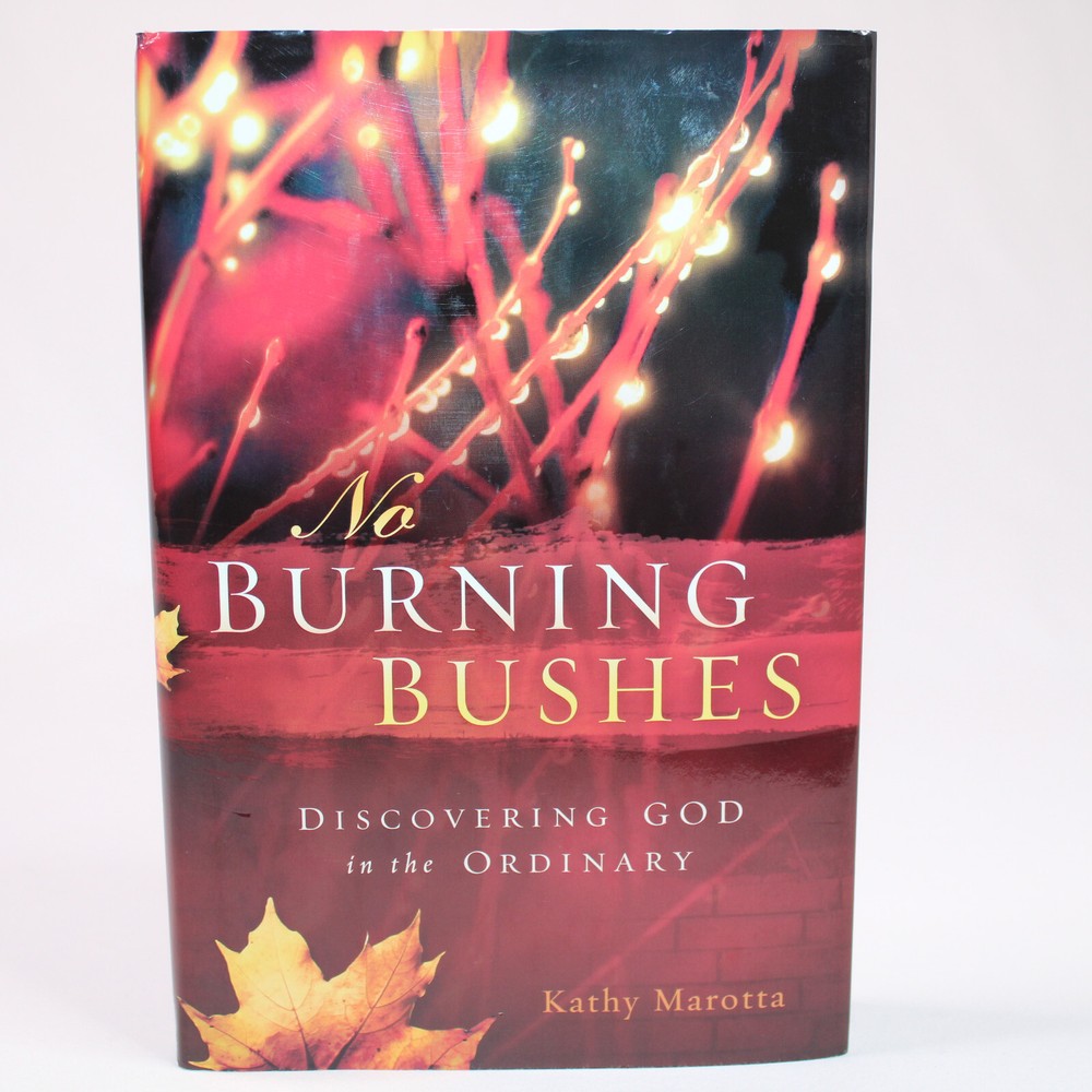 SIGNED No Burning Bushes Discovering God In The Ordinary Hardcover Kathy Marotta