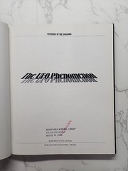 1987 Time Life THE UFO PHENOMENON Mystery Of The Unknown (CP301)