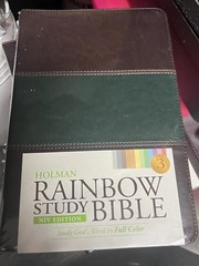 NIV Rainbow Study Bible Brown/Green leathertouch