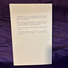 Courage to love: The life of Dina Belanger, 1986, 180 pages (Irene Leger)