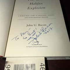 The Great Halifax Explosion John U Bacon (SIGNED) HC