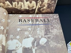 (CB-754) 1994 Baseball An Illustrated History Ken Burns Ward HC