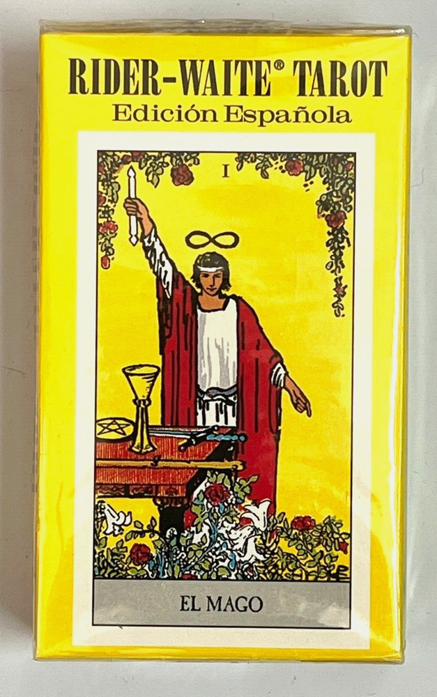 Spanish Rider-Waite Tarot ~ 78 Card Deck 2.75″ x 4.75″ + Instruction Booklet NIB