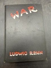 RARE EDITORIAL COPY „WAR” Ludwig Renn WWI 1929 1st Edition