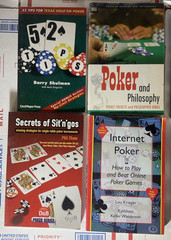 Lot of 22 Poker Books W/ Brunson, Sklansky, Hellmuth, Miller -Clean Great Titles