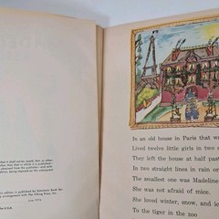 1974 Madeline’s Rescue, By Ludwig Bemelmans Vintage Paperback Children’s Book