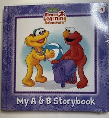 Sesame Street ELMO’S LEARNING ADVENTURE My A & B Story Book Vol 4 Sealed NIP