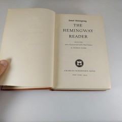 The Hemingway Reader by Charles Poore, 1953 Charles Scribner’s Sons HC Lot 2