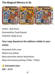 A Collection of Vintage Oz books Over 30 books for your enjoyment.