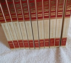 Illustrated World War II Encyclopedia Hardcover Set 11 Volume (1978) Incompletet