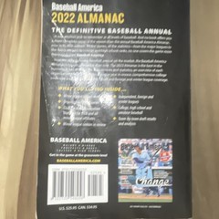 Baseball America 2022 Almanac Paperback Baseball Reference 528 Pages