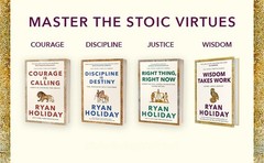 Ryan Holiday 4book set : courage is calling + discipline is destiny + right…PB