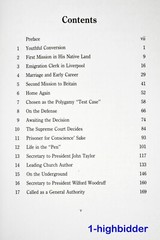 George Reynolds Polygamy Prisoner For Conscience’ Sake LDS Mormon Author G.A.