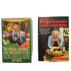The Frugal Gourmet Jeff Smith Lot of 8 Hardcover DJ CookBooks William Morrow Co