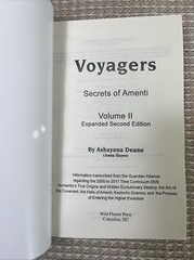 Voyagers Volume II , 2 : Secrets of Amenti, Ashayana Deane ,2nd Edition ,Reprint