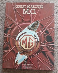 Vintage 1983 Great Marques M.G. by Harvey, Chris Hardback Book First Printing