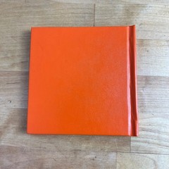 Hermes Book Carre Scarf Guide Orange Illustrated 1998 1st Edition Mini Hardcover