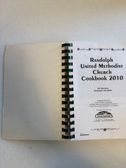 Randolph United Methodist Church Cookbook 2010 Spiral Bound Recipes Morris Press