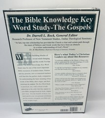 The Bible Knowledge Key Word Study by Bock The Gospels, Cook, New