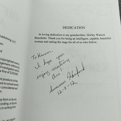 Gift Of The Aluien Thrice Born By Summer Hanford With Bookmark Signed To Summer