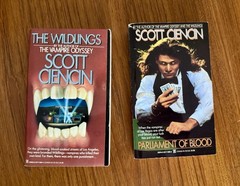VAMPIRE Dracula PAPERBACK Book LOT Horror PN ELROD Les Daniels DAN SIMMONS++