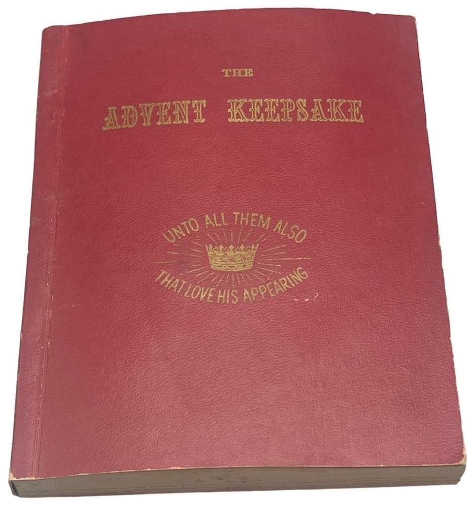 the avent keepsake paperback book 168 pages English red READ