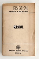 SURVIVAL HANDBOOK-TM 21-76 FIELD MANUAL Orig. 1957-ILLUS SUPERB SURVIVAL COURSE