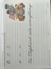 Beginning cursive writing practice handwriting book workbooks for Kids Grade 3 4