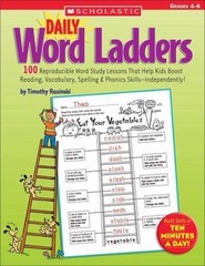 Daily Word Ladders: Grades 4-6 by Timothy V. Rasinski (2005, Trade Paperback)