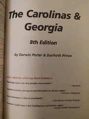 Frommer’s the Carolinas and Georgia by Danforth Prince and Darwin Porter (2007,