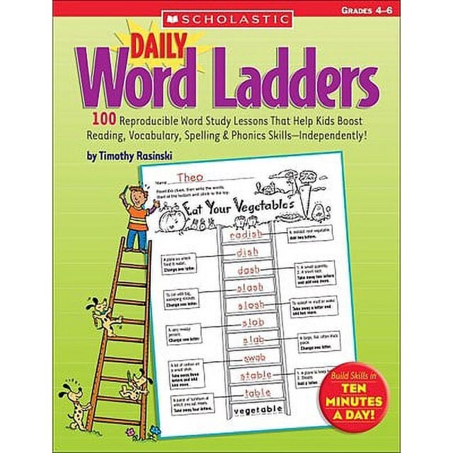 Daily Word Ladders: Grades 4-6 to boost reading, vocabulary (2005, Paperback)