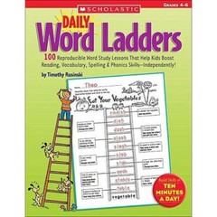 Daily Word Ladders: Grades 4-6 to boost reading, vocabulary (2005, Paperback)
