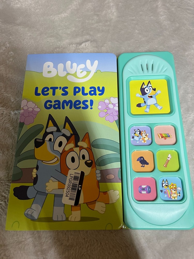 Bluey: Let’s Play Games! Sound Book by Pi Kids: