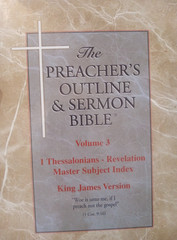 The Preacher’s Outline & Sermon Bible—KJV—-3 Volume Set—-NO SLIPCASE