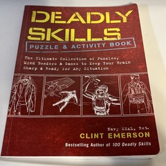 Deadly Skills Puzzle and Activity Book Brain Teasers 2018 Clint Emerson