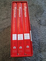 The Feynman Lectures on Physics New Millennium Edition 3-Volume Hardcover Set