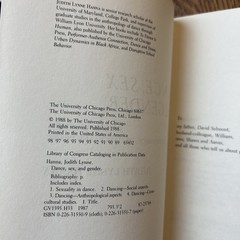 Dance, Sex, and Gender Book 1988 Hanna University of Chicago LGBTQ+ Study